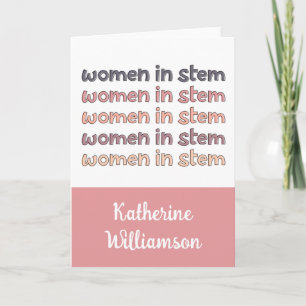 Eigen vrouwen in Steministische Gifts Kaart