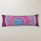 Eigen,  wervelcirkels tornado schattige kunst lichaamskussen (Achterkant)