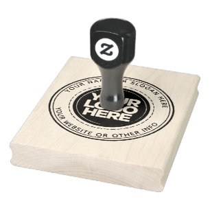 Eigen zakelijke Logo Grote ronde Rubberstempel Rubberstempel