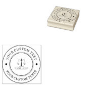 Eigen zakelijke Logo Rubber Stempel (Gestempeld)
