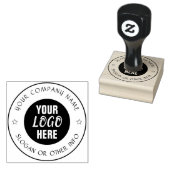 Eigen zakelijke Logo Rubber Stempel (Gestempeld)