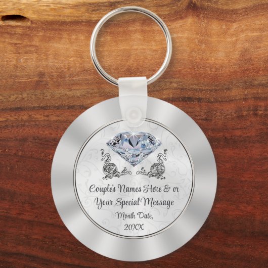 Eigen zegening maar Cheap Diamond Wedstrijders Sleutelhanger (Voorkant)