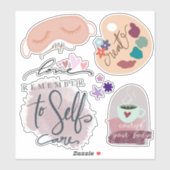 Eigen zorg Aangepaste vinylstickers Sticker (Vel)