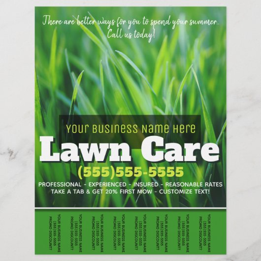 Eigen zorg.  Adverteren tapblad Flyer (Voorkant)