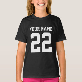 Eigen zwarte football-truitje hoodie