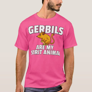 Eigenaar Gerbil Desert Mouse T-shirt