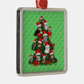 Eigenaar kerstboom metalen ornament (Rechts)