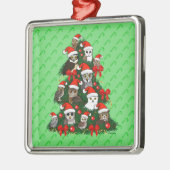 Eigenaar kerstboom metalen ornament (Links)