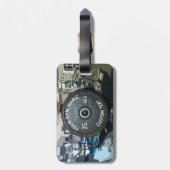 eigenaar of gebruiker van gym met fitness Funny Bagagelabel (Achterkant verticaal)