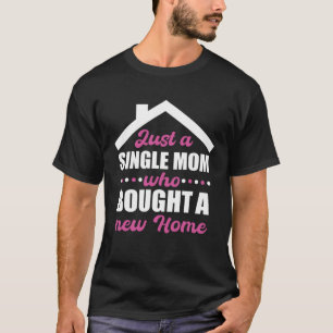 Eigenaar partij alleenstaande moeder bezit een hui t-shirt