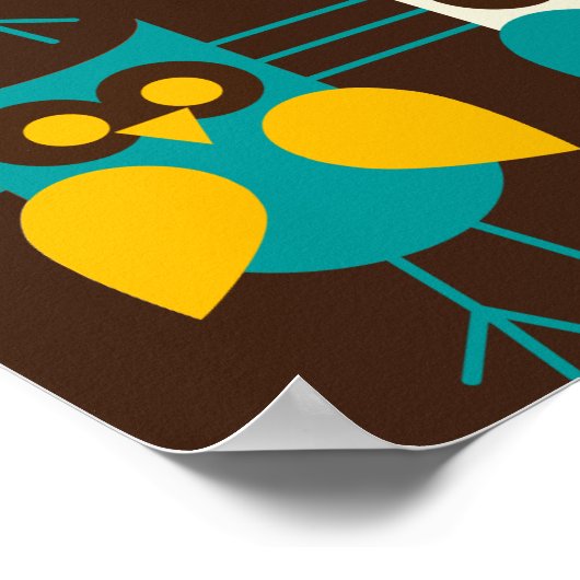 Eigenaar Patroon 1 Afdrukken Poster (Hoek)