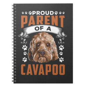 Eigenaar van Cavapoo Dog Parent Cute Puppy Notitieboek
