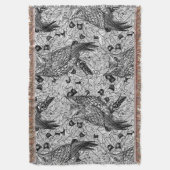 Eigenaar van de eikenboom, zwart-wit deken (Voorkant Verticaal)