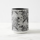 Eigenaar van de eikenboom, zwart-wit mok (Midden)