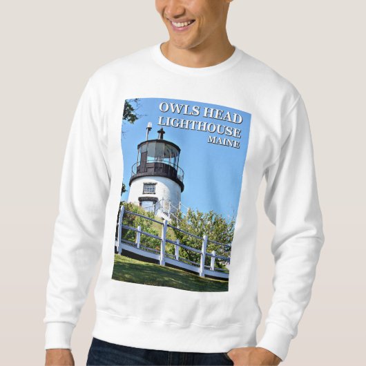 Eigenaar van de vuurtoren van Maine Sweatshirt (Voorkant)