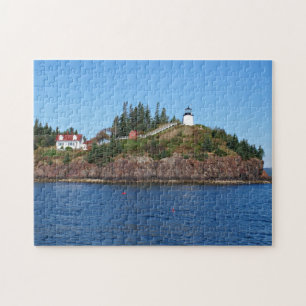 Eigenaar van de vuurtoren van Penobscot Bay Maine Legpuzzel