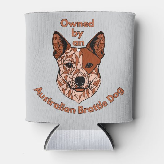 Eigenaar van een Brattle Dog (Red) Blikjeskoeler (Voorkant)