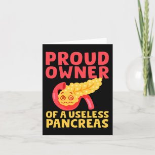 Eigenaar van een nutteloos pancreas type 1 diabete kaart