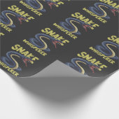 Eigenaar van Funny Snake Whisperer Animal Reptile Cadeaupapier (Hoek)