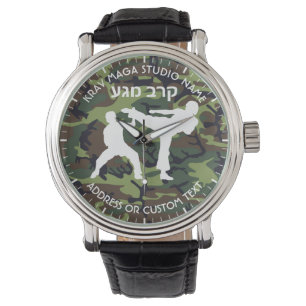 Eigenaar van het Israëlische gevechtssysteem Krav  Horloge