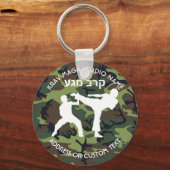 Eigenaar van het Israëlische gevechtssysteem Krav Sleutelhanger (Voorkant)