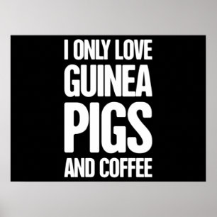 Eigenaar van Pet Guinee Pig Guinee Poster