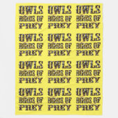 eigenaar van roofvogels; fleece deken (Voorkant)