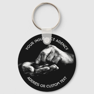 Eigenaar van verzekeringsmaatschappij of verzekeri sleutelhanger
