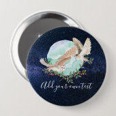 Eigenaars gepersonaliseerd ronde button 4,0 cm (Voorkant /achterkant)