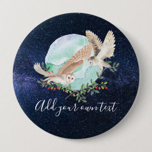 Eigenaars gepersonaliseerd ronde button 4,0 cm