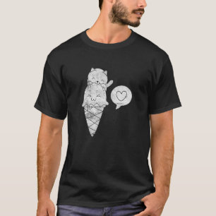 Eigenaars van Ice Cream Cat Gelato Dessert Cat T-shirt