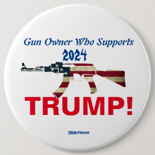 EIGENAARS VAN pistolen DIE TRUMP 2024! BUTTON S