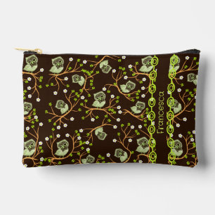 Eigenaren en bloemen etui