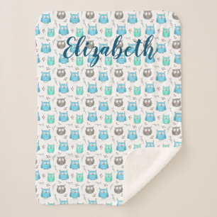 Eigenaren en filialen Pattern Sherpa Blanket Deken