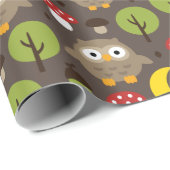 Eigenaren van het bospakpapier cadeaupapier (Rol Hoek)