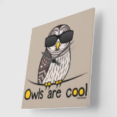 Eigenaren zijn koel vierkante klok (Hoek)