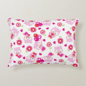 Eigendom, kotelbezit, roze bezit, hart accent kussen (Voorkant)