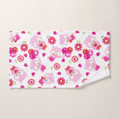 Eigendom, kotelbezit, roze bezit, hart bad handdoek (Handdoek)