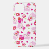 Eigendom, kotelbezit, roze bezit, hart iPhone hoesje (Achterkant)