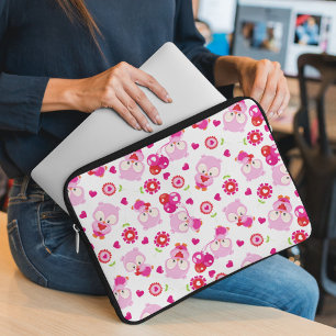 Eigendom, kotelbezit, roze bezit, hart laptop sleeve