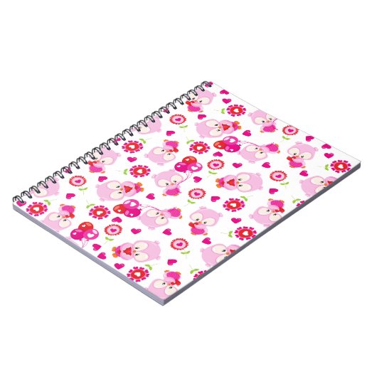 Eigendom, kotelbezit, roze bezit, hart notitieboek (Linkerzijde)