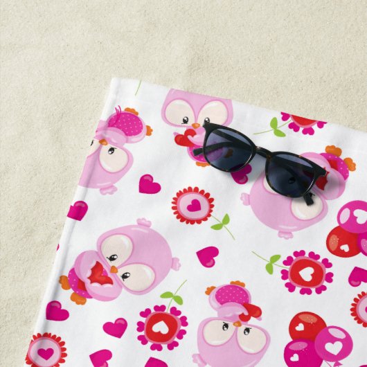 Eigendom, kotelbezit, roze bezit, hart strandlaken (In situ)