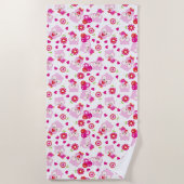 Eigendom, kotelbezit, roze bezit, hart strandlaken (Voorkant)