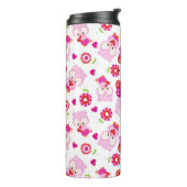 Eigendom, kotelbezit, roze bezit, hart thermosbeker (Gedraaid links)