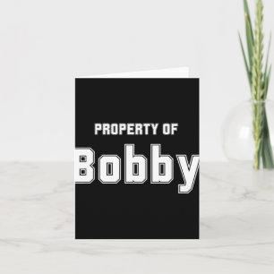 Eigendom van Bobby Funny Bachelorette Cadeaus voor Kaart