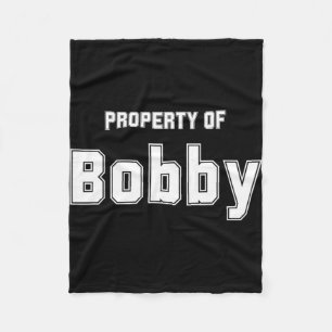 Eigendom van Bobby Grappige Bachelorette Cadeaus v Fleece Deken