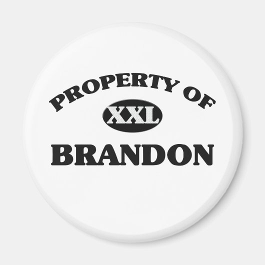 Eigendom van BRANDON Magneet (Voorkant)