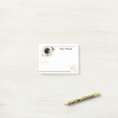 Eigendom van Coffee Post-it Notes (Op bureau)