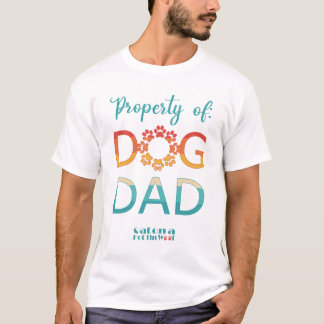 Eigendom van Dog Dad T-shirt