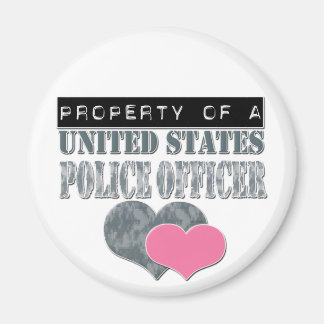 Eigendom van een Amerikaanse politieagent Magnet Magneet